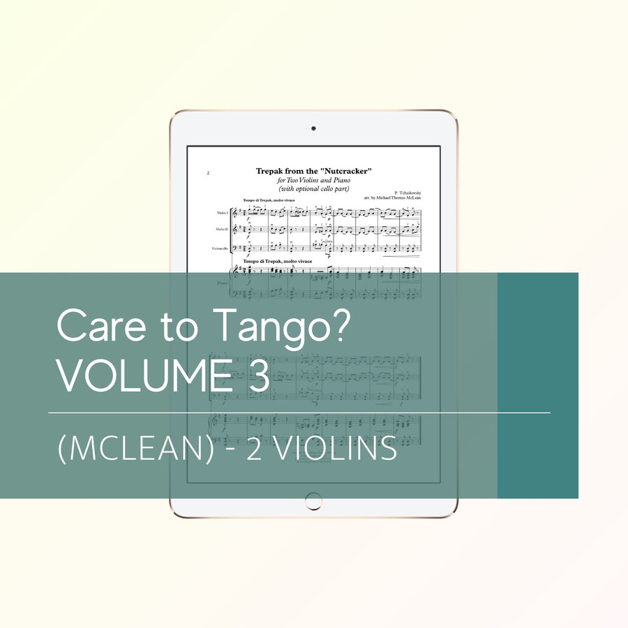 Care to Tango? Vol. 3 | Two Violins + Piano