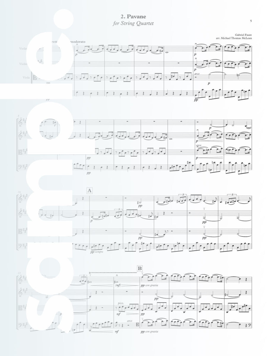Pavane (Fauré) | String Quartet