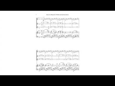 Away in a Manger | 3 Violins (and optional piano)