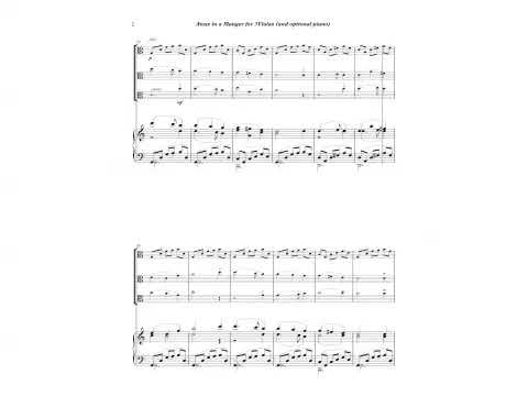 God Rest Ye Merry Gentlemen | 3 Violas (and optional piano)