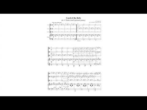 Carol of the Bells | 3 Violas (and optional piano)