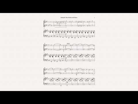 Care to Tango? Vol. 2 | Two Violins + Piano