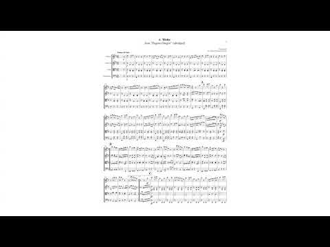 Waltz from Eugene Onegin | String Quartet