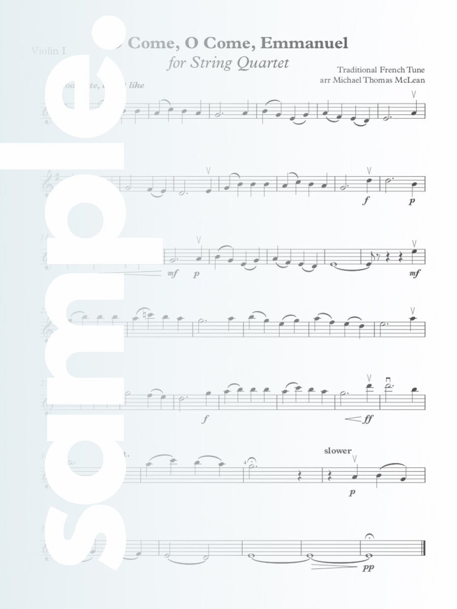 O Come, O Come Emmanuel | String Quartet